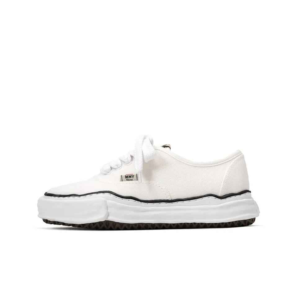 Maison Mihara Yasuhiro Baker OG Sole Canvas Low Cut Sneakers White(1)_1_11zon Maison Mihara Yasuhiro Baker OG Sole Canvas Low Cut Sneakers White(1)_1_11zon