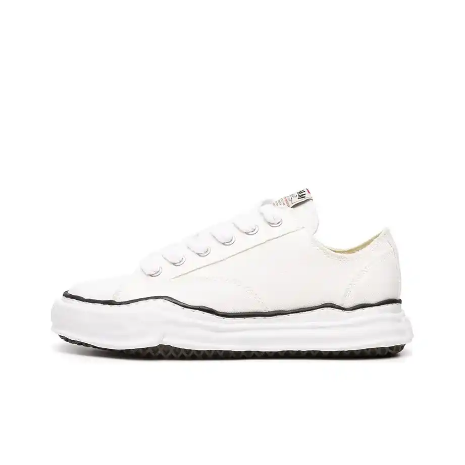 Maison Mihara Yasuhiro Peterson OG Sole Canvas Low Sneakers White_2_11zon Maison Mihara Yasuhiro Peterson OG Sole Canvas Low Sneakers White_2_11zon