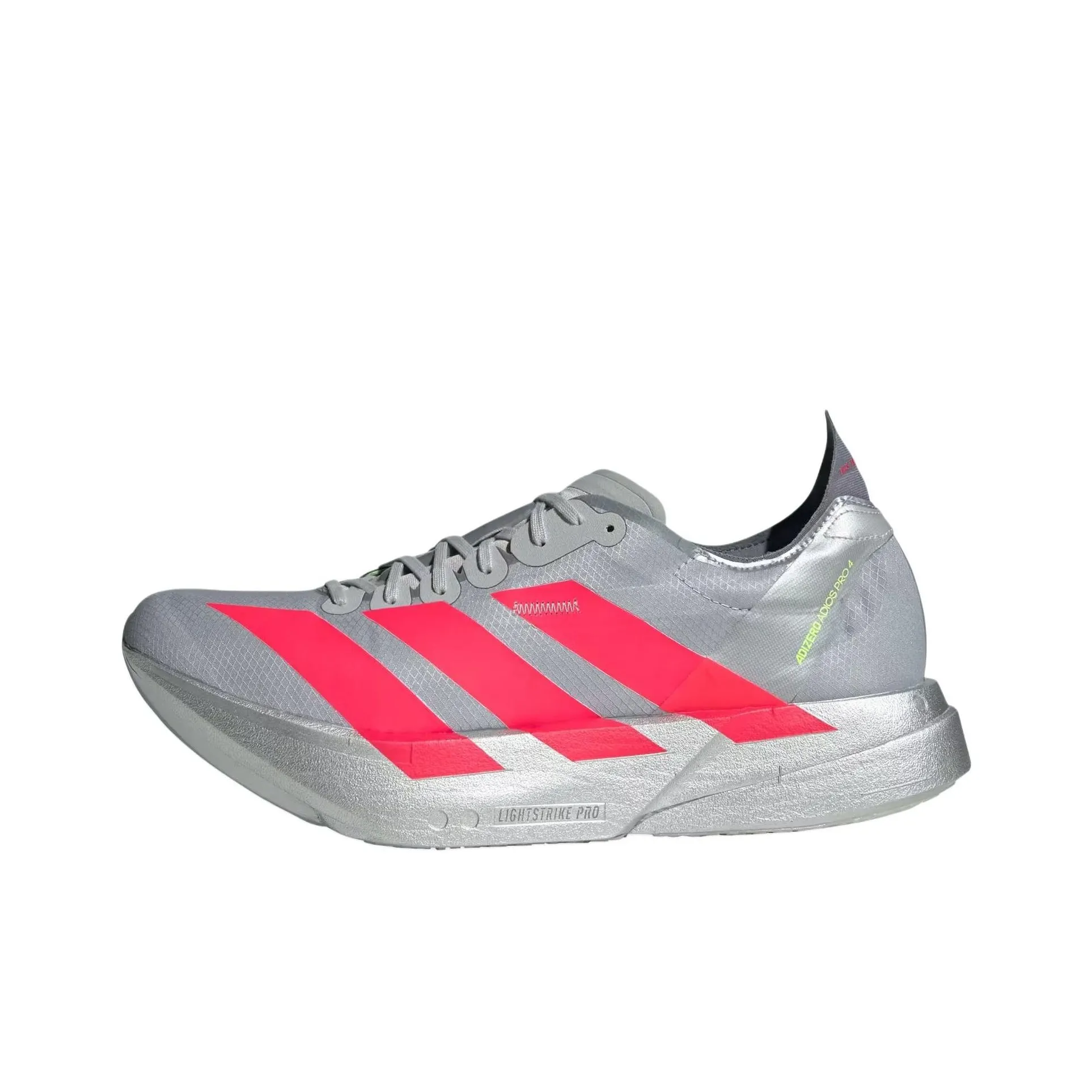 Adidas Adizero Adios Pro 4 Silver Metallic Lucid Red Adidas Adizero Adios Pro 4 Silver Metallic Lucid Red