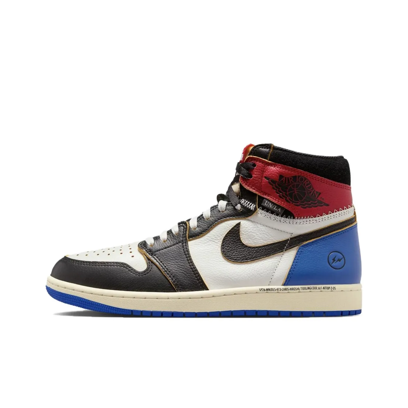 Jordan 1 x Fragment x Union LA Black and Varsity Red Jordan 1 x Fragment x Union LA Black and Varsity Red