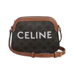 CELINE 가죽 카메라 가방,  어깨 크로스백 S 여성 블랙 브라운