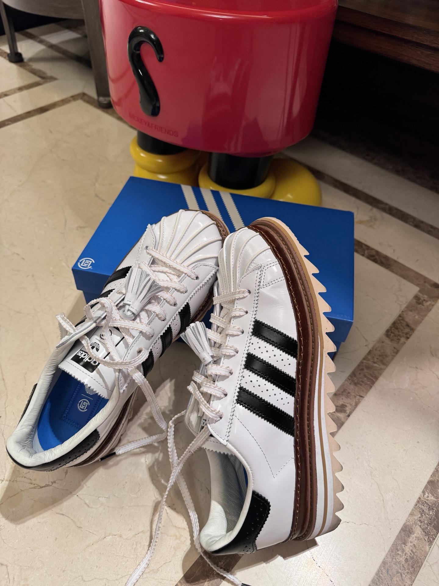 【콜라보 히트 상품】CLOT x 아디다스 오리지널 슈퍼스타 IH3132 photo review