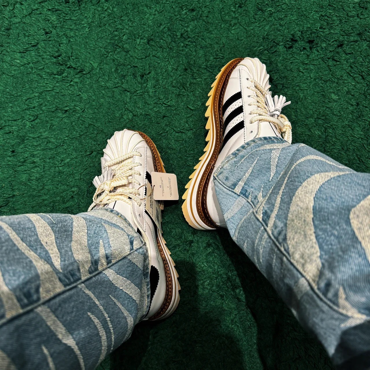 【콜라보 히트 상품】CLOT x 아디다스 오리지널 슈퍼스타 IH3132 photo review