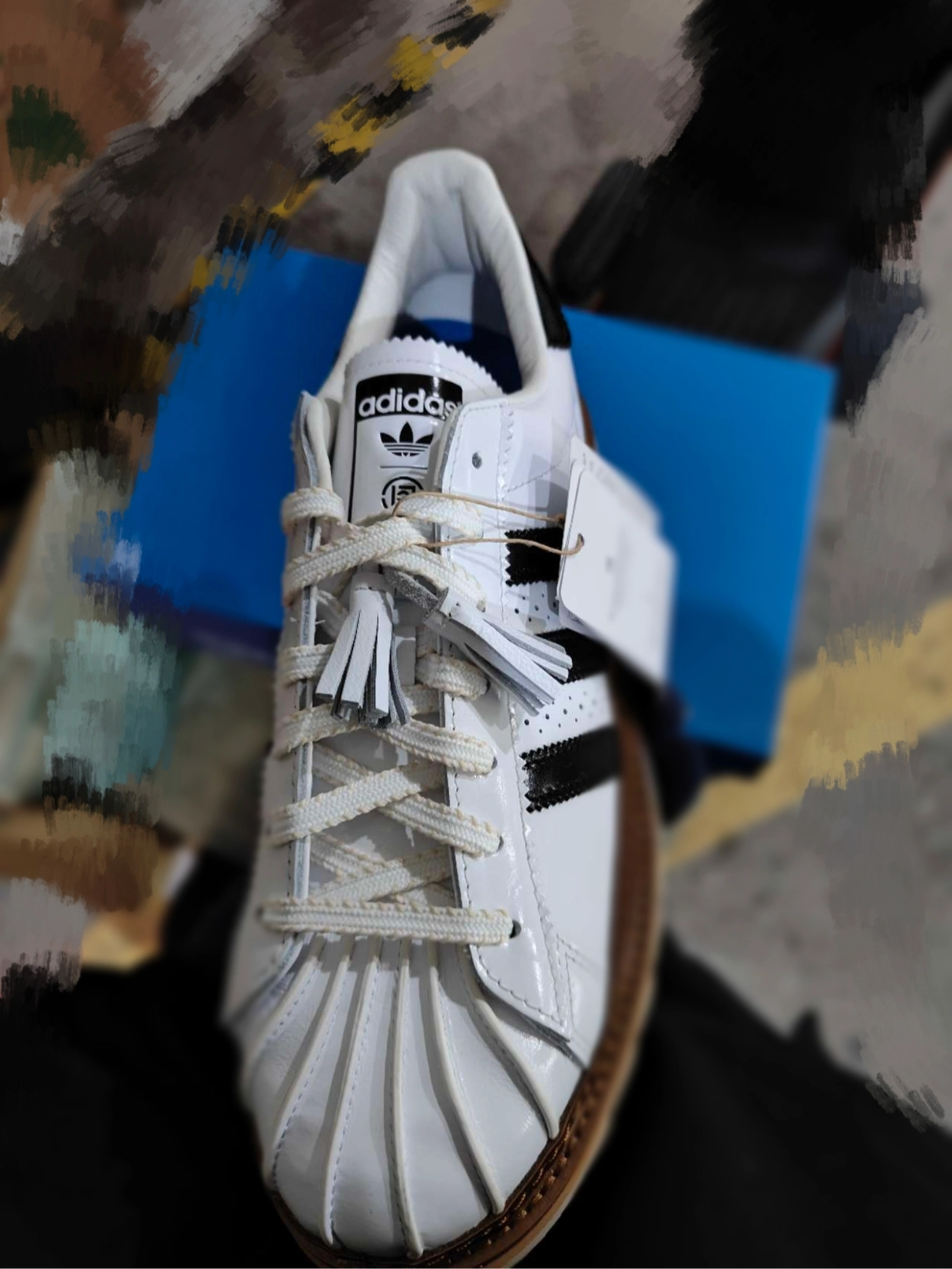 【콜라보 히트 상품】CLOT x 아디다스 오리지널 슈퍼스타 IH3132 photo review