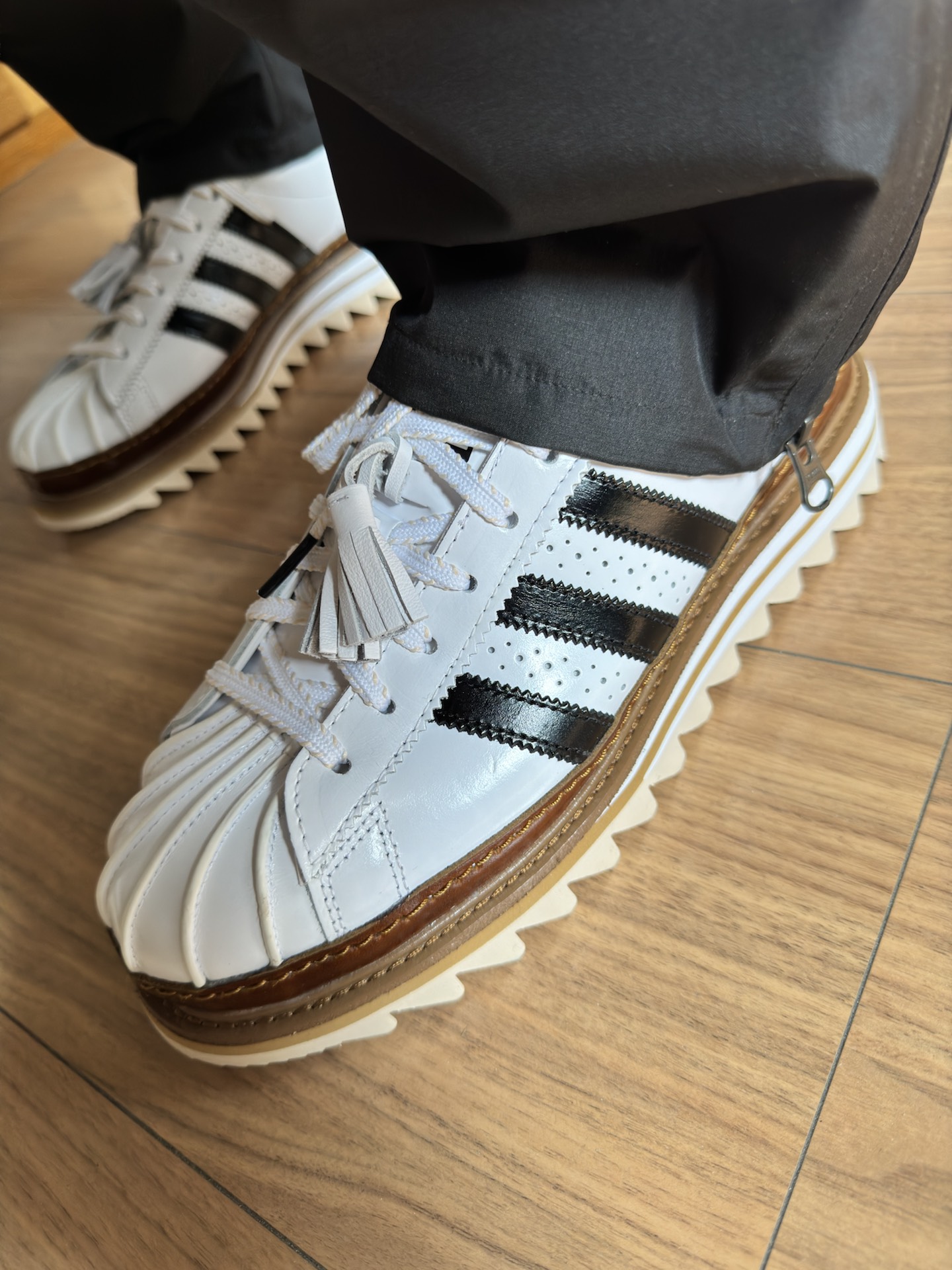 【콜라보 히트 상품】CLOT x 아디다스 오리지널 슈퍼스타 IH3132 photo review