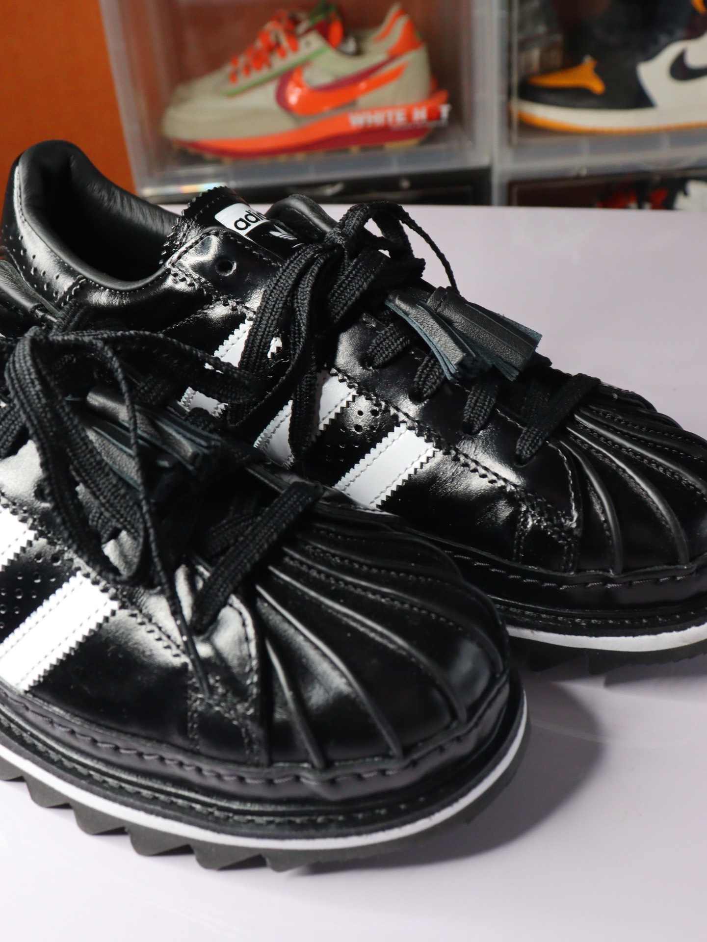 【콜라보 히트 상품】CLOT x 아디다스 오리지널 슈퍼스타 IH5953 photo review