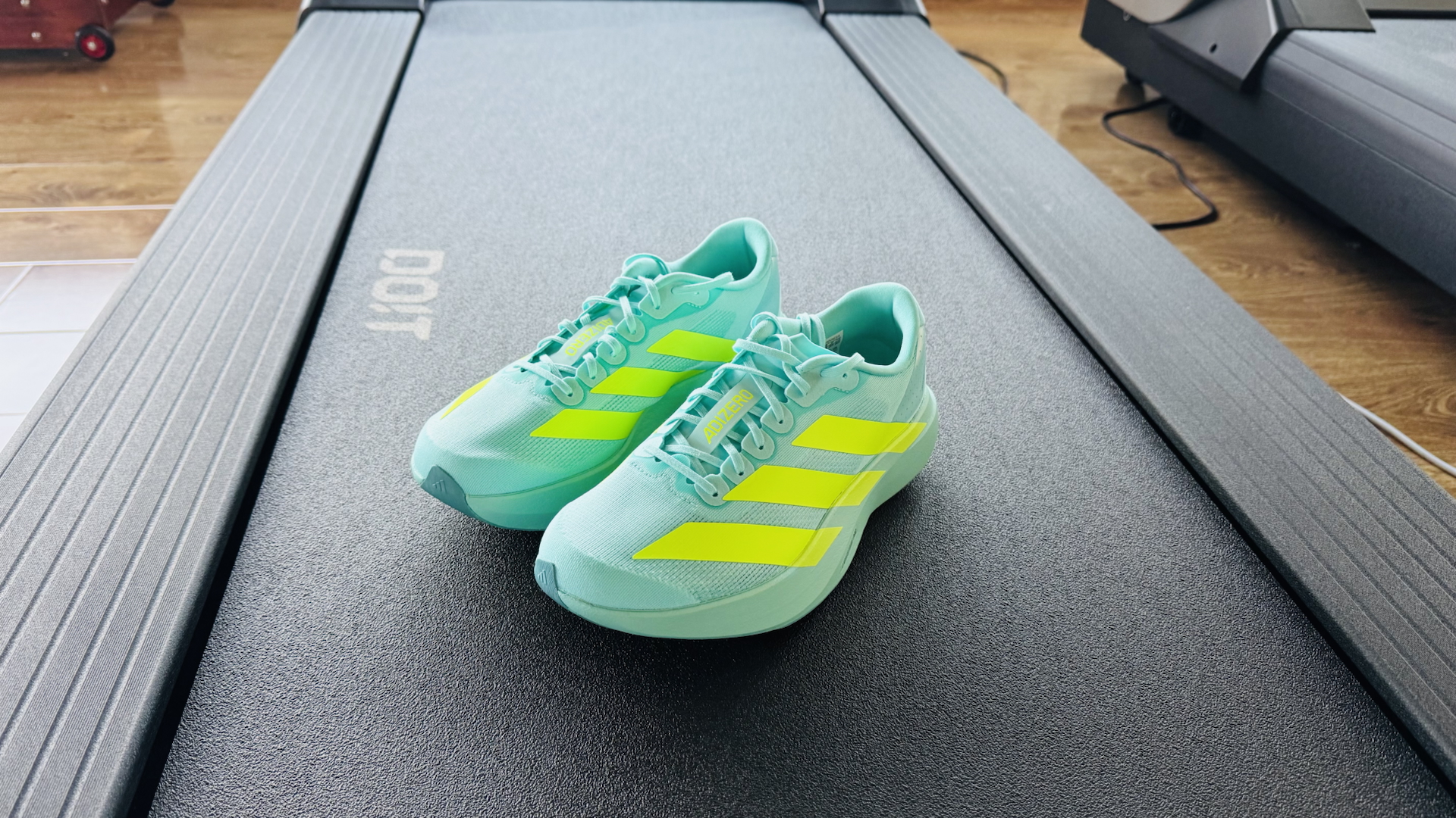 아디다스 아디제로 EVO SL 플래쉬 아쿠아 루시드 레몬 JS4506 photo review