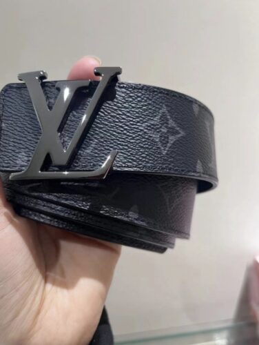 루이비통 LV 이니셜 35mm 리버서블 벨트 M0450 양면 착용 가능 남성 가죽 벨트 photo review