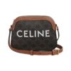 CELINE 가죽 카메라 가방,어깨 크로스백 S 여성 블랙 브라운