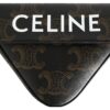 CELINE 트리옴프 캔버스+가죽 숄더 백, 크로스 백 레귤러 여성 브라운