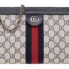 구찌 오피디아 Gg 스몰 숄더백 베이지 블루 슈프림 L26*W8*H17.5cm