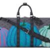 LOUIS VUITTON 야요이 쿠사마, Joint Fund 키폴 코팅 캔버스 가방 레귤러 남성 그레이 L58*W27*H31cm