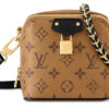 LOUIS VUITTON JUST IN CASE 코팅 캔버스 숄더 백, 크로스 백 여성 브라운 & 블랙 L13*W11.25*H14cm